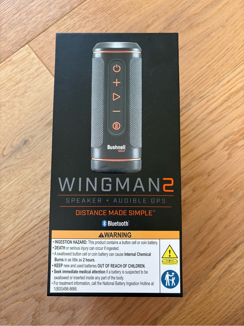 Bushnell Wingman 2 Bluetooth Golf Speaker + Audible GPS